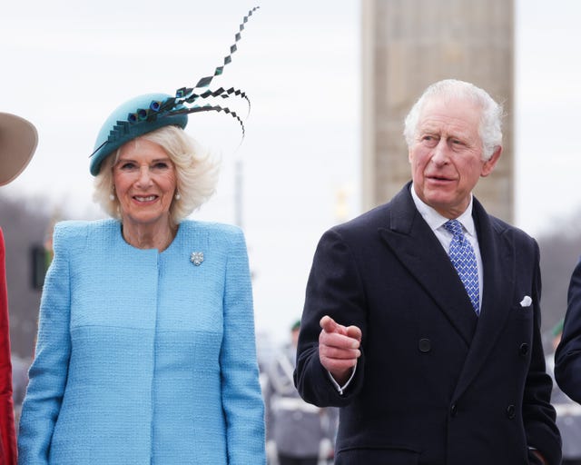 king charles iii and the queen consort visit germany day one