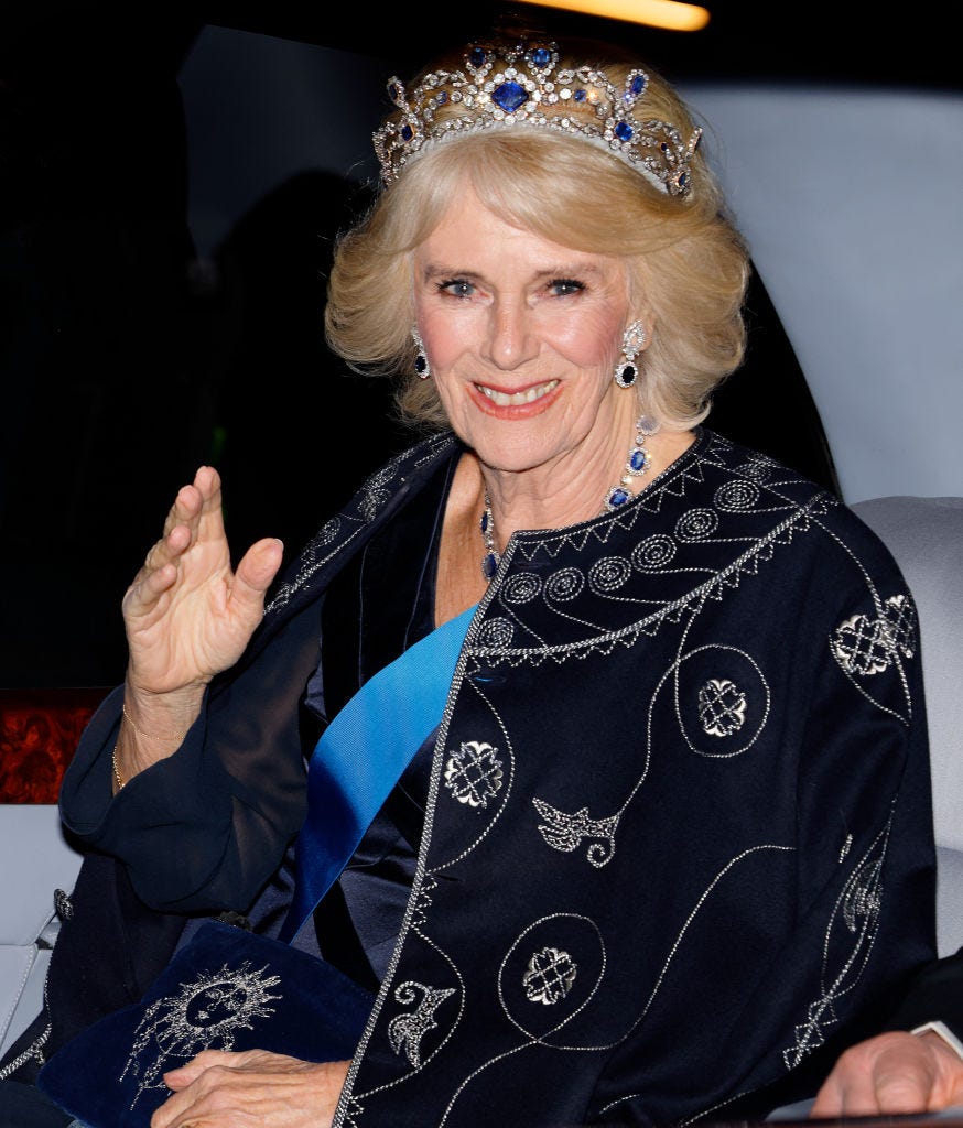 king charles iii attends reception for members of the diplomatic corps