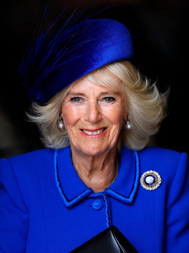 camilla queen consort queen brooch