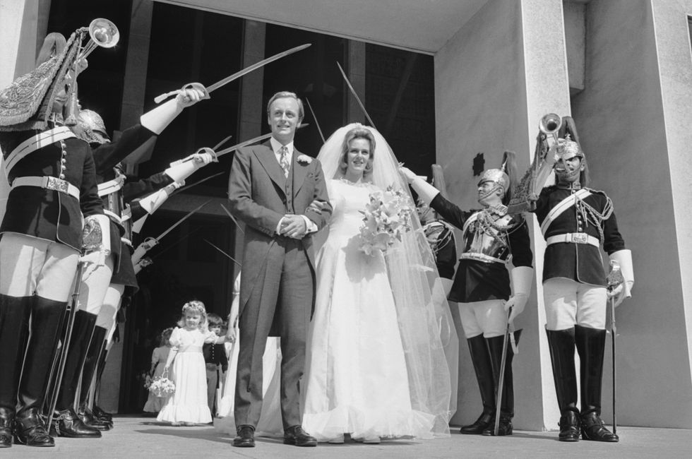 il matrimonio di ﻿andrew e camilla parker bowles nel 1973