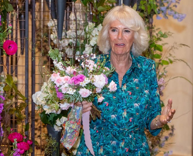 duchess of cornwall british flowers week