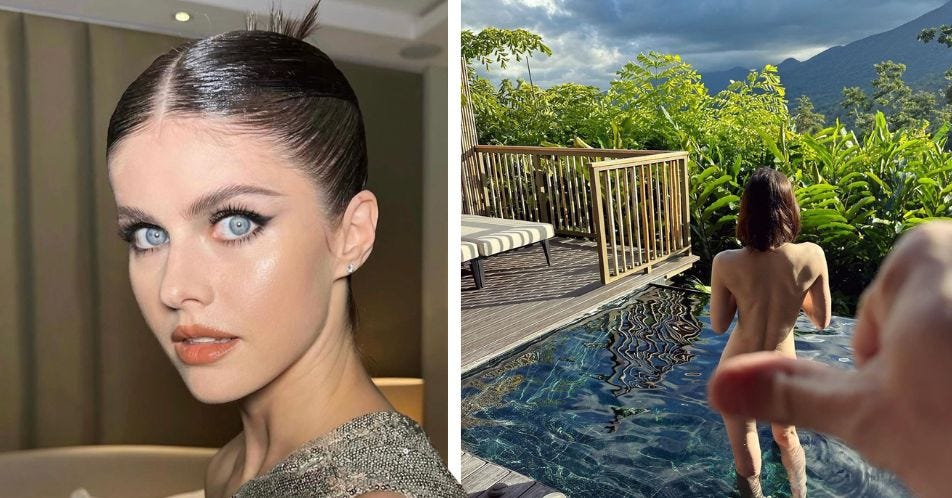 Alexandra Daddario Is Toned While Skinny-Dipping In A Nude IG Pic