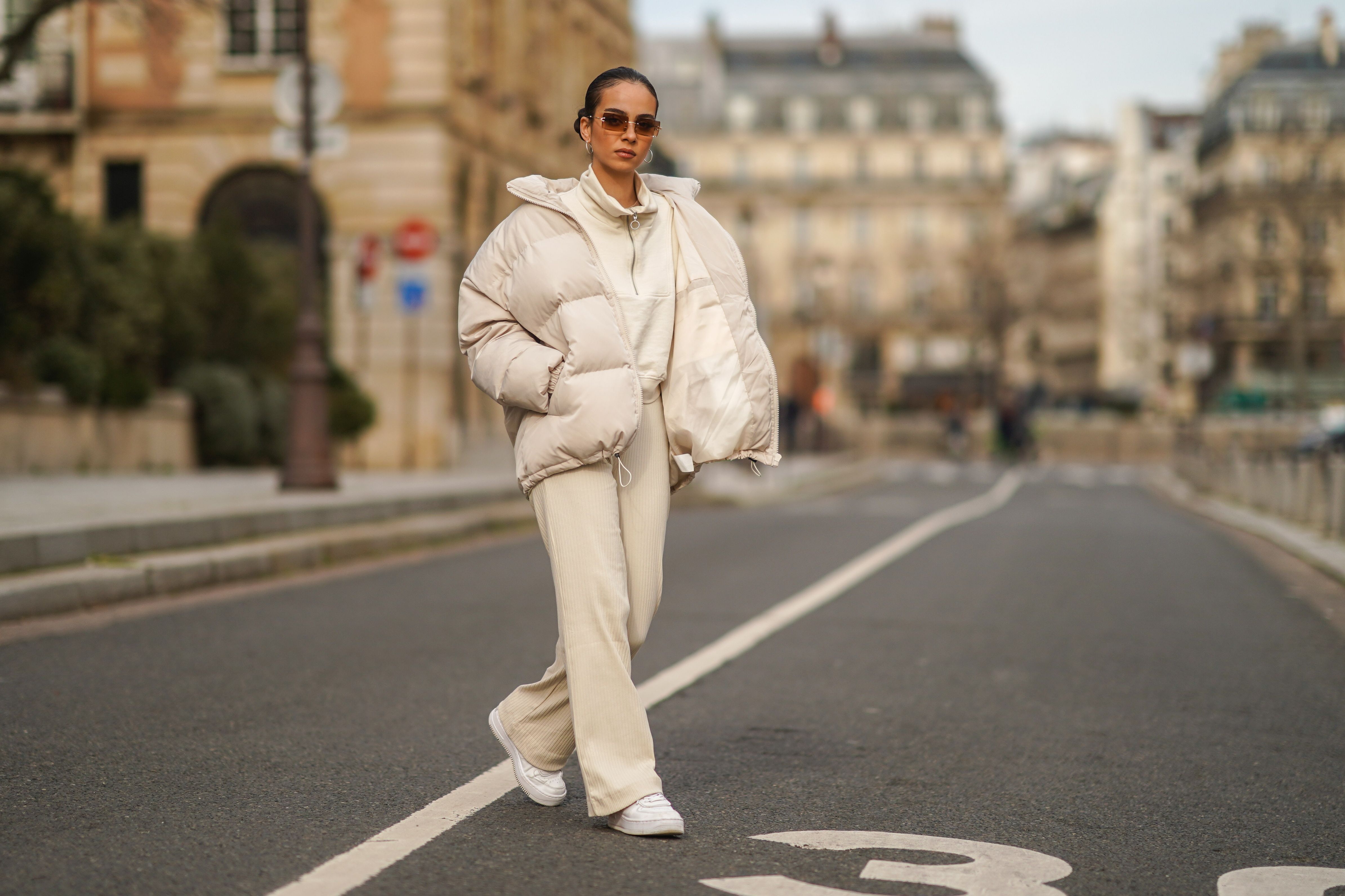 Streetstyle modetrends All white