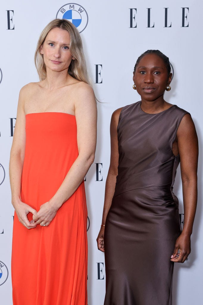 london, england october 23 holly wright and camille perry attend the elle style awards, in partnership with bmw at sessions arts club on october 23, 2024 in london, england photo by dave benettmax cisottidave benettgetty images for elle uk