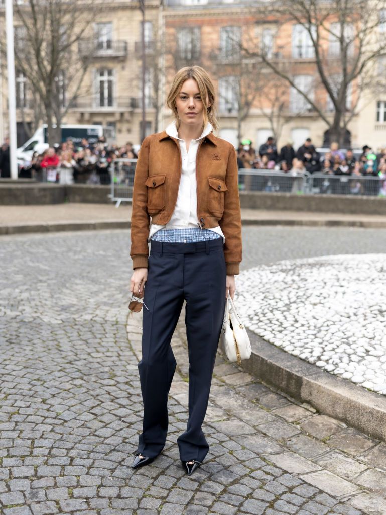 miu miu: outside arrivals paris fashion week womenswear fall/winter 2025 2026