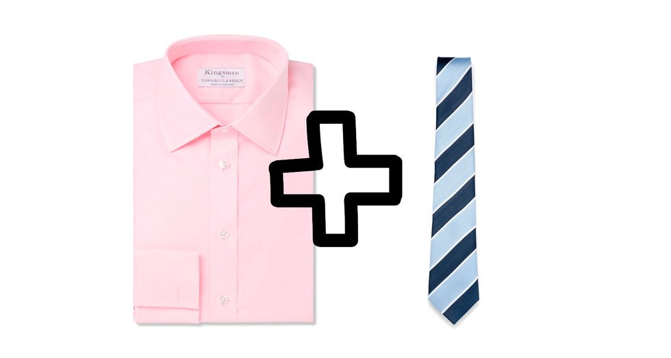 camisa rosa, corbata de rayas, camisa corbata, camisa, corbata, shirt tie, tie, shirt, vuelta al trabajo, otoño