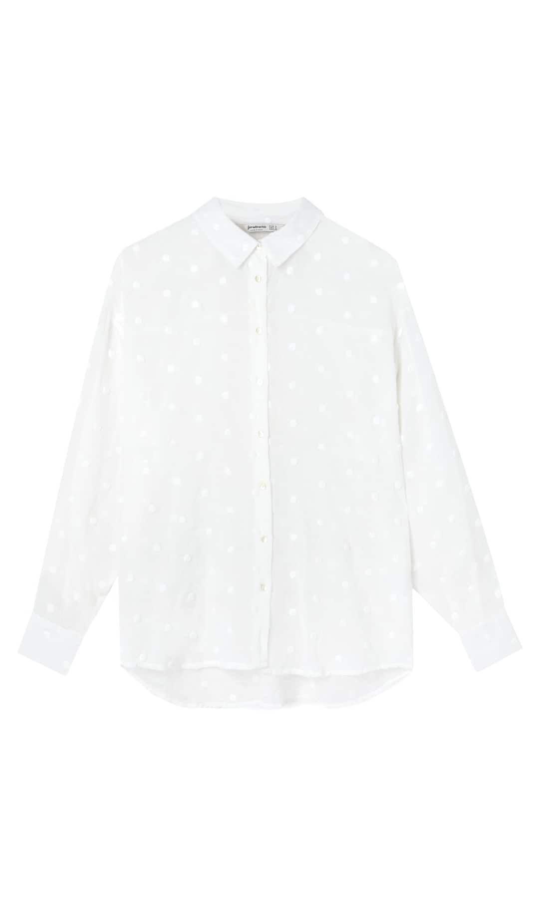 Camisa topos online zara