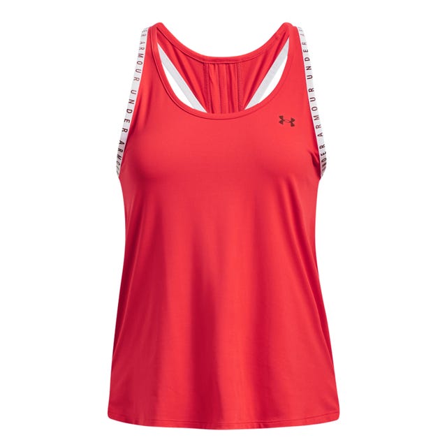 camiseta sin mangas ua knockout para mujer
