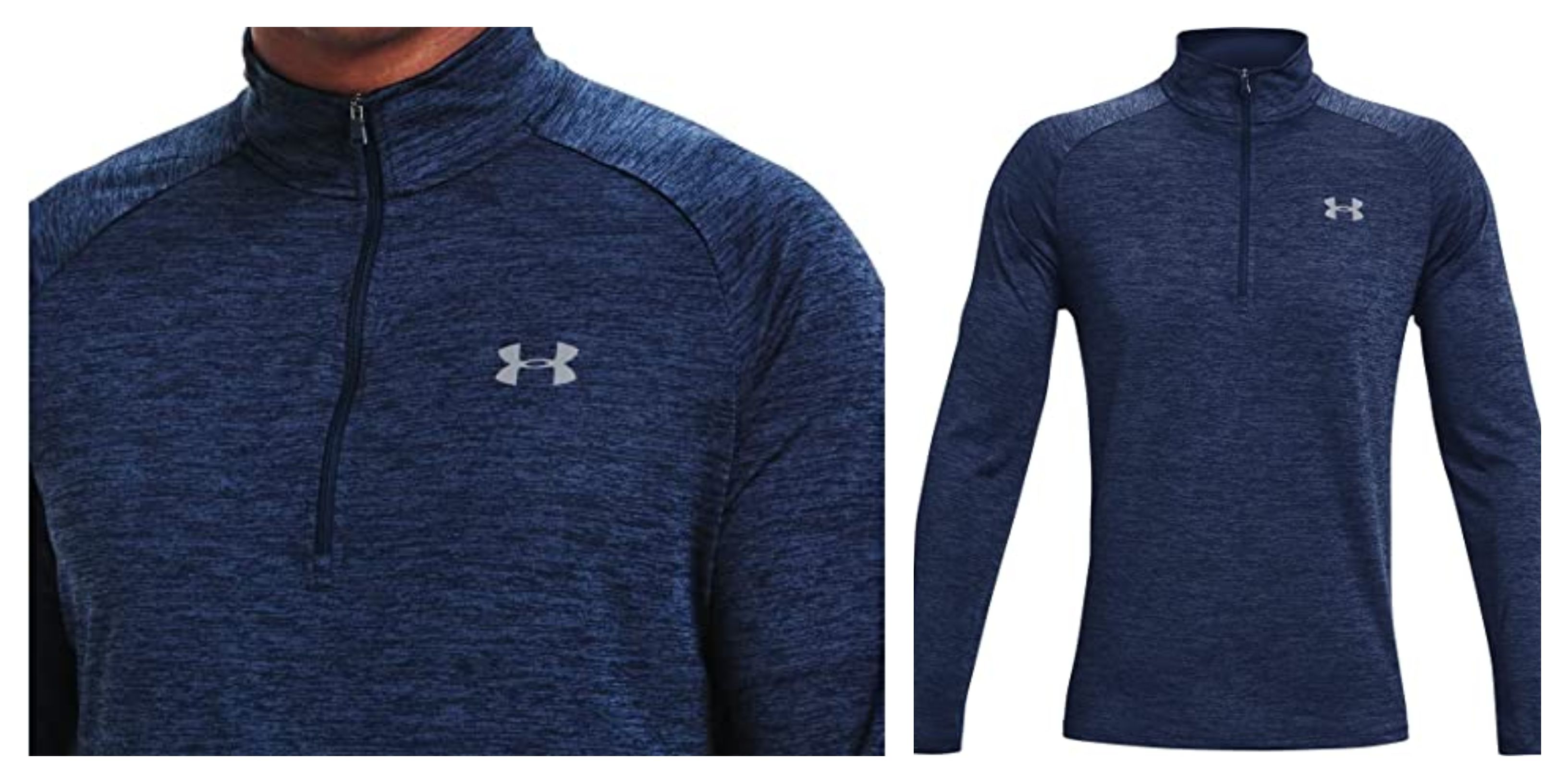 Under Armour Half Zip Tech Sweatshirt Blue