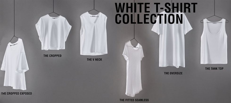 zara, camisetas blancas, básicos Zara