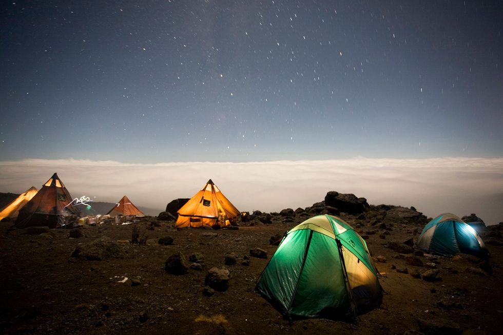 uitzicht beklimming kilimanjaro
