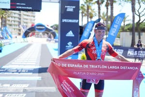 campeonato de españa de triatlon de larga distancia en platja d'aro