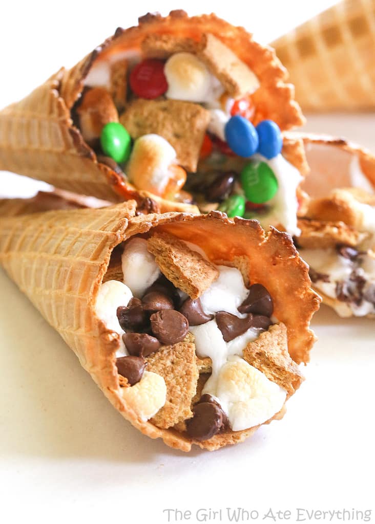 Homemade Coconut Waffle Cones - Southern Kissed