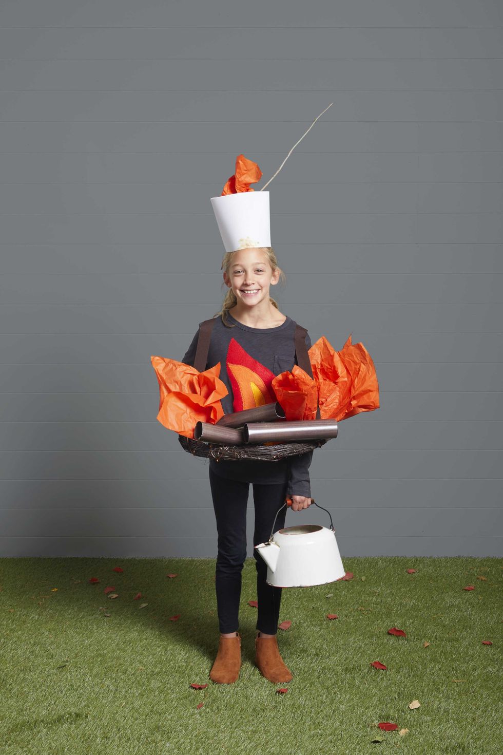 campfire with marshmallow costume