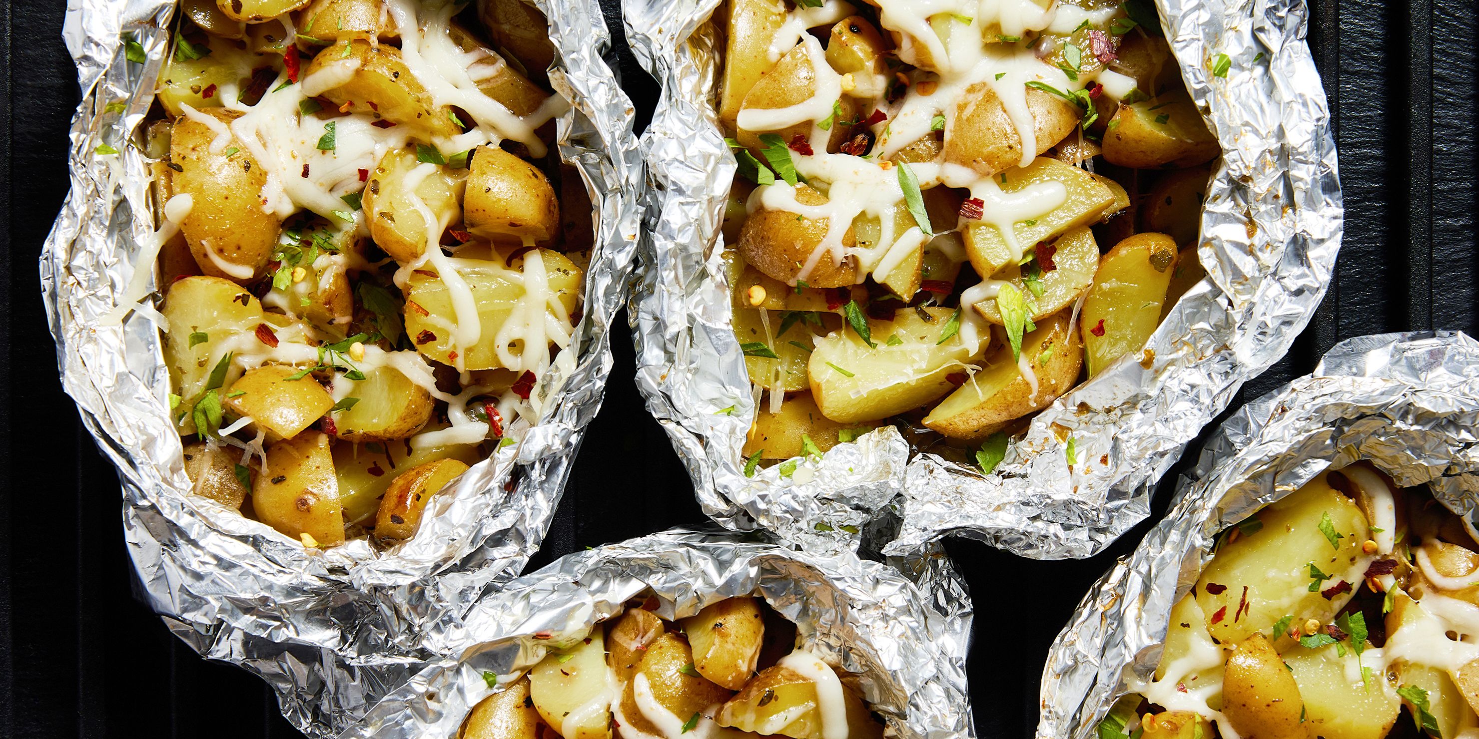 Campfire Potatoes Are The Cheesy Side Your BBQ Needs