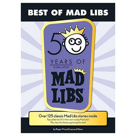 the cover of mad libs, a good housekeeping pick for great camping activities
