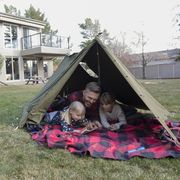 camping ideas backyard tent