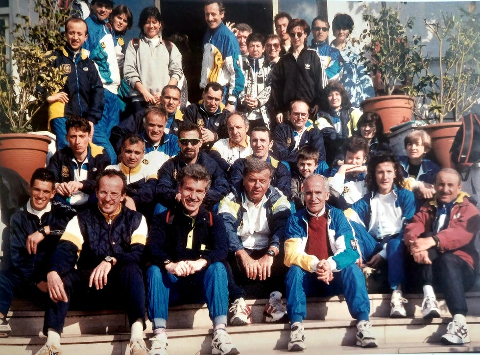 la squadra campione italiana master corsa su strada 1997