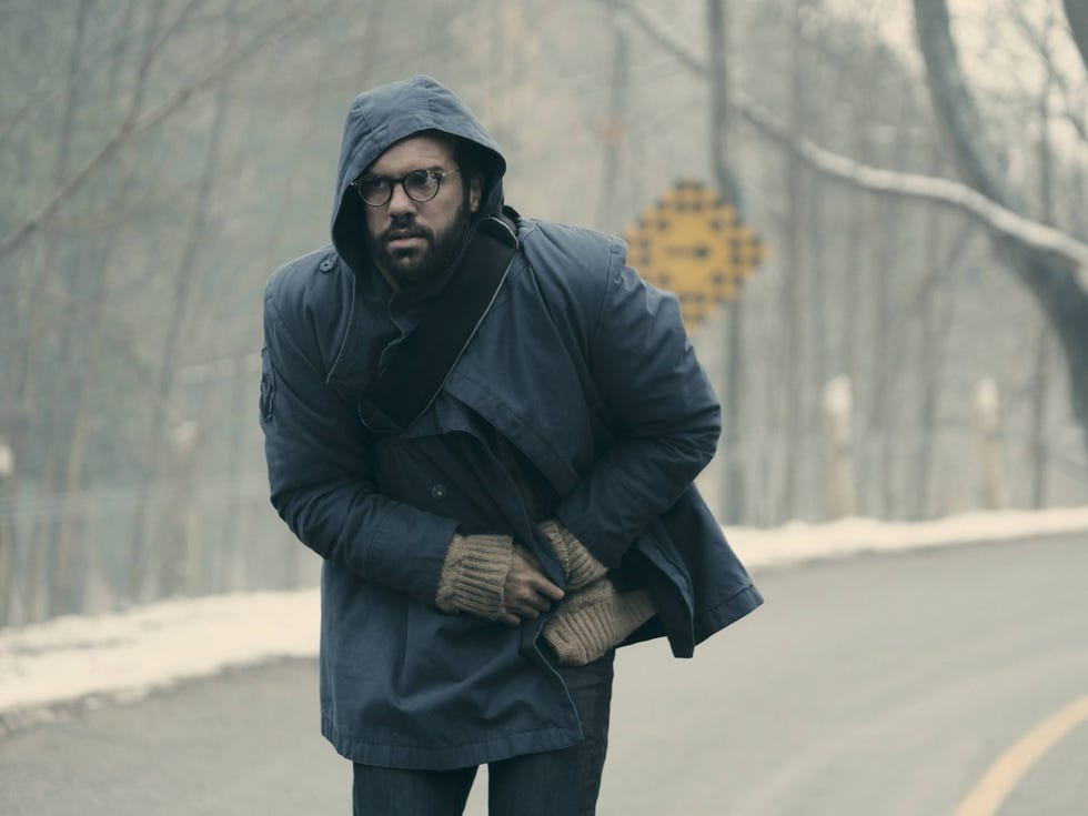 Standing, Outerwear, Winter, Jacket, Photography, Street fashion, Beard, Facial hair, Smile, 