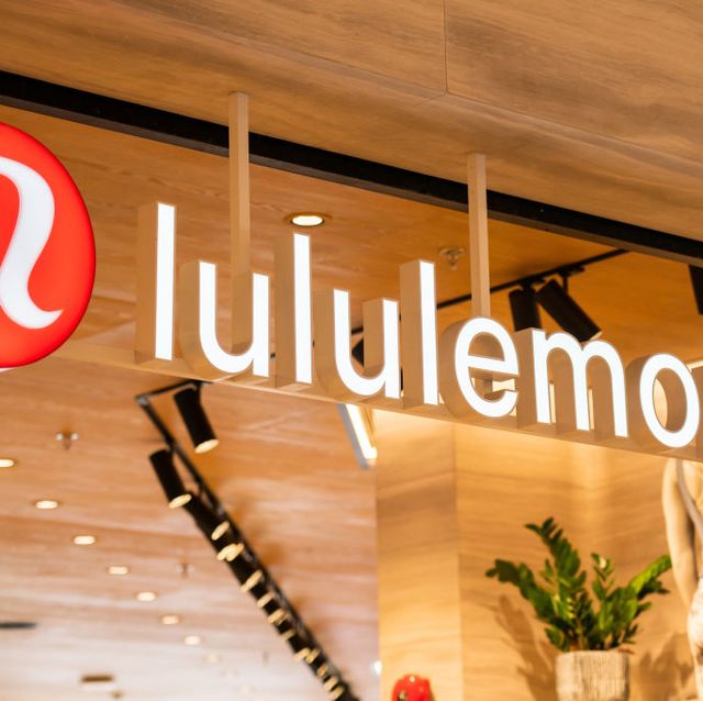 canadian athletic apparel retailer lululemon store and logo