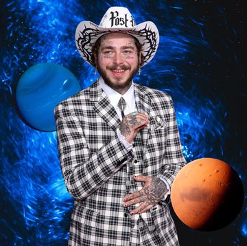 post malone surrounded by planets