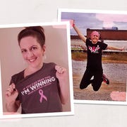 collage of author celebrating beating cancer collage of author celebrating beating cancer
