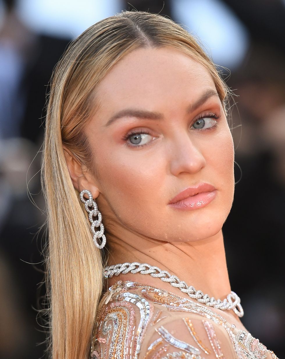 cannes, france   july 06 candice swanepoel attends the annette screening and opening ceremony during the 74th annual cannes film festival on july 06, 2021 in cannes, france photo by stephane cardinale   corbiscorbis via getty images