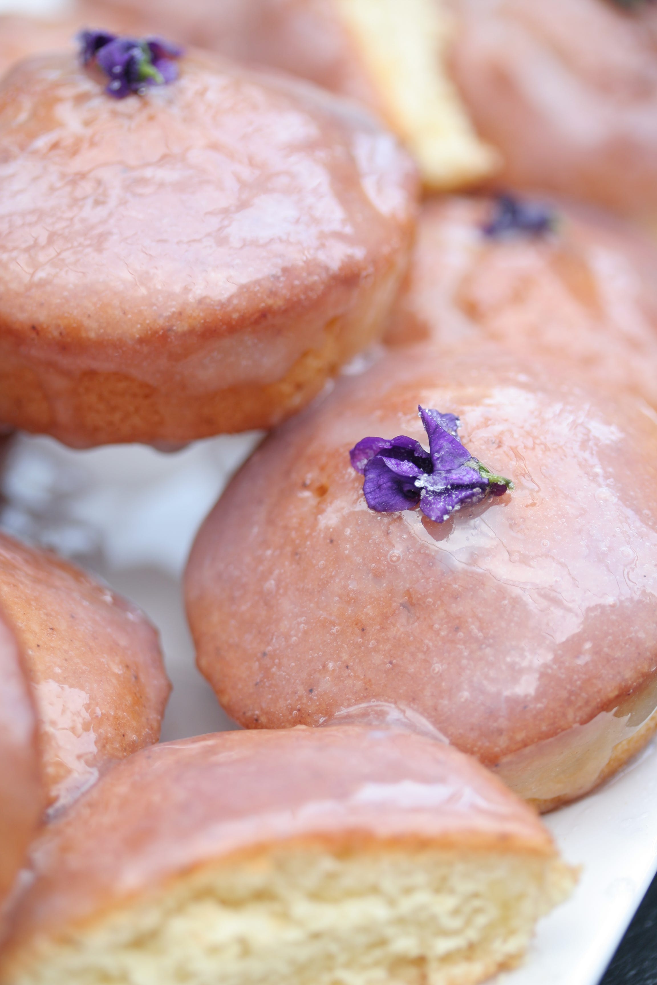 cookies de violetas