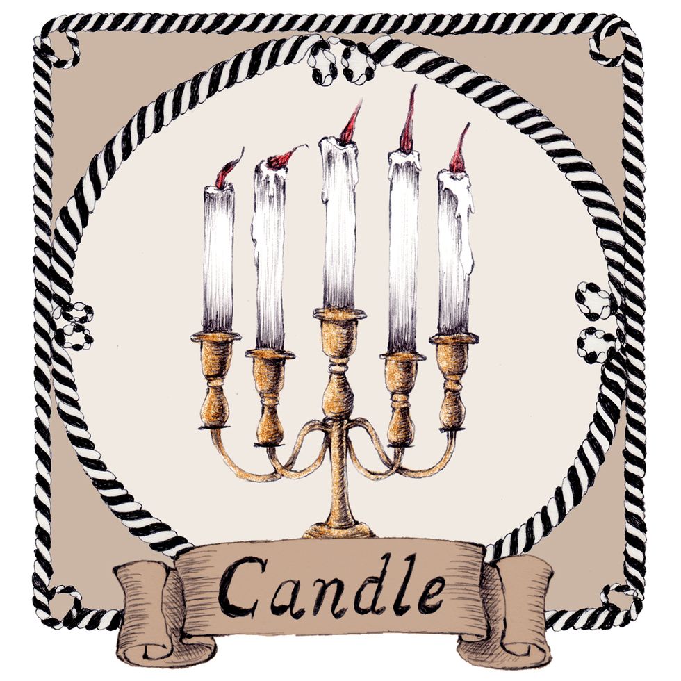 Candle holder, Menorah, Hanukkah, 