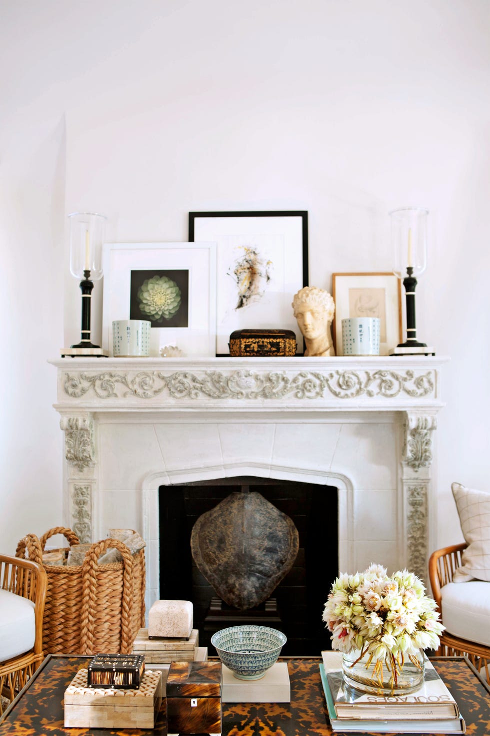 candle decoration ideas artistic mantel
