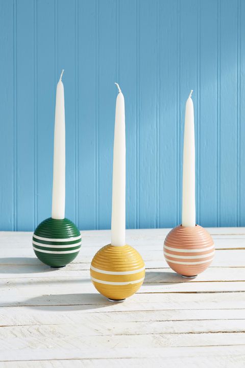 croquet ball candleholders