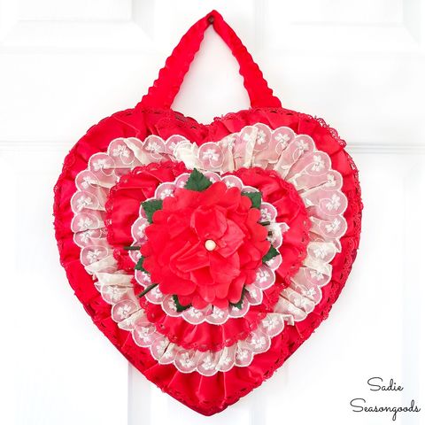 valentines candy box wreath