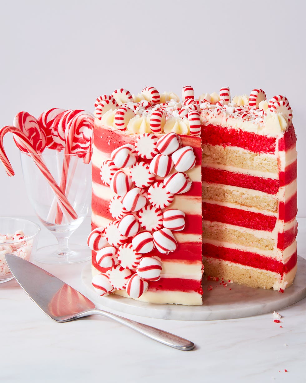 candy cane cake
