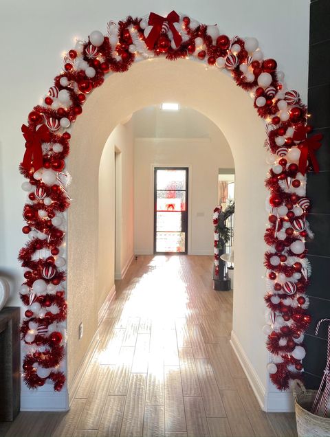 candy cane crafts archway