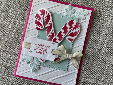 candy cane crafts card