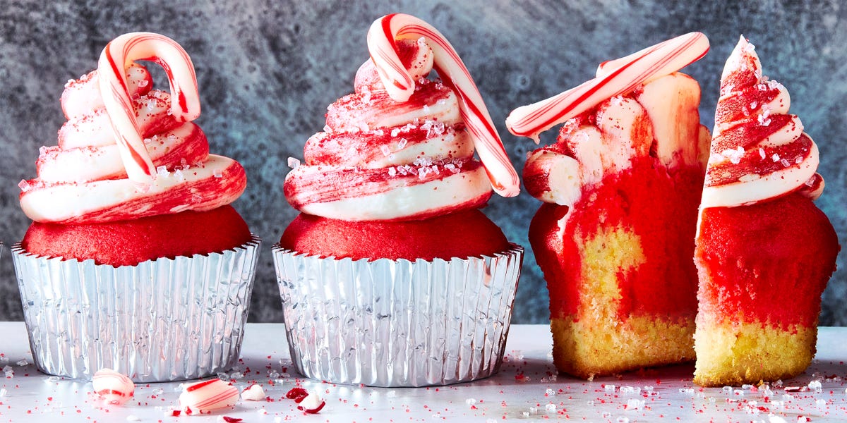 preview for Our Candy Cane Cupcakes Are In Mint Condition