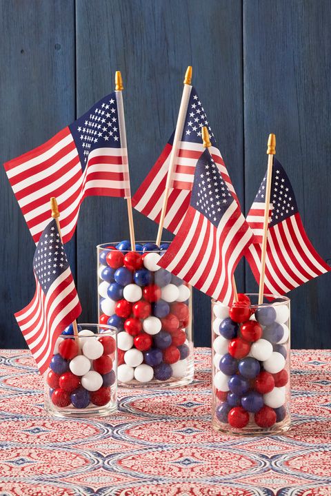 candy jars diy 4th of july decorations