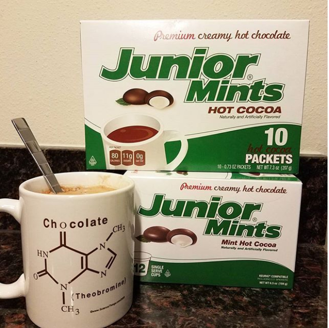 Junior mints hot top cocoa k cups