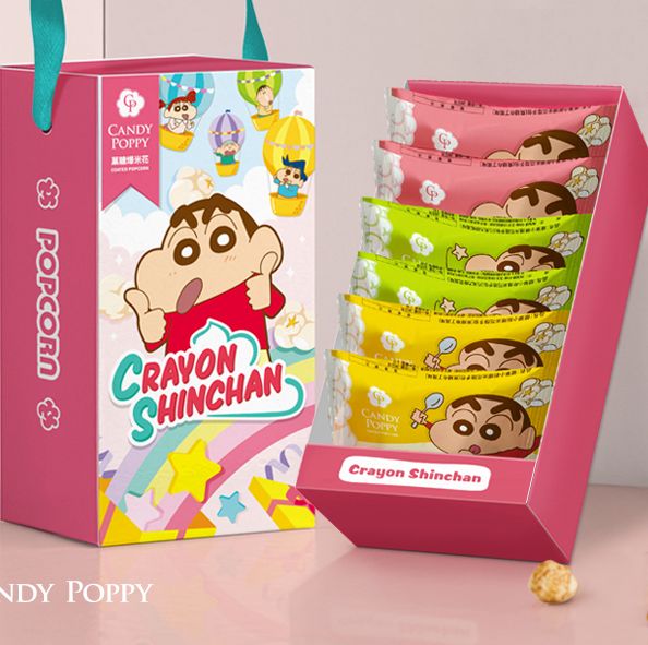 kkday推出candy poppy最新蠟筆小新聯名款爆米花