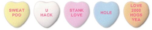Text, Heart, Pink, Sweethearts, Love, Font, Heart, Valentine's day, 