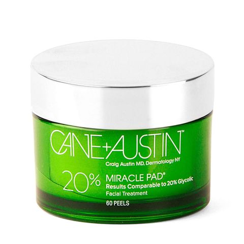 Cane and Austin Miracle Peel 20% glycolic acid treatment