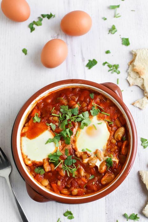 Dish, Food, Cuisine, Ingredient, Produce, Curry, Recipe, Soup, Meat, Poached egg, 