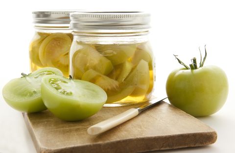 canning homemade green tomatoes