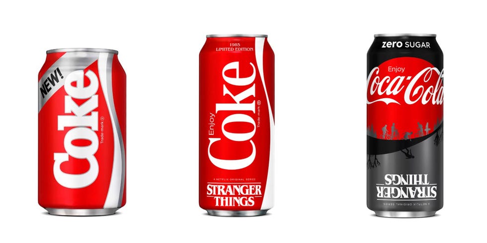 Coca-Cola And Netflix Created 'Stranger Things' Cans, Brought Back New Coke