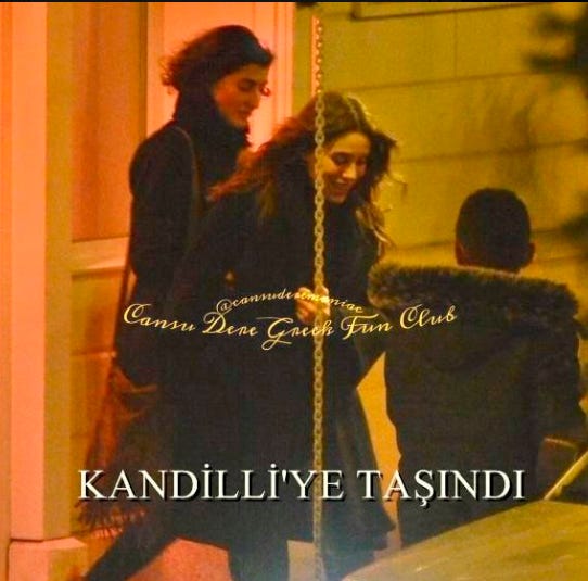 Cansu Dere en su nuevo barrio