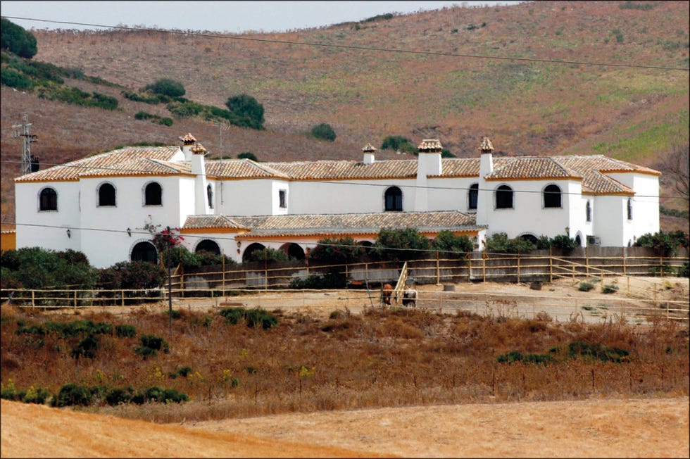 vista general de la finca cantora, propiedad de kiko rivera e isabel pantoja