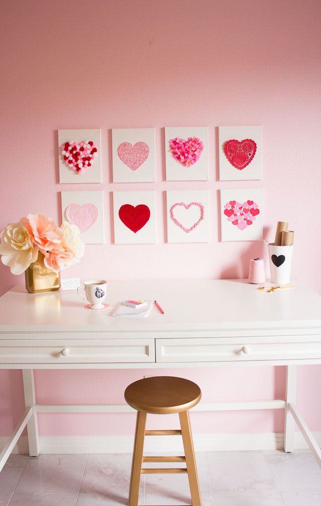 Romantic Valentines Day Decorations & DIYs for Love  A Visual Merriment:  Kids Crafts, Adult DIYs, Parties, Planning + Home Decor