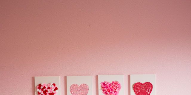 10 Quick Easy Paper Wall Hanging Ideas / Heart Flower Wall decor