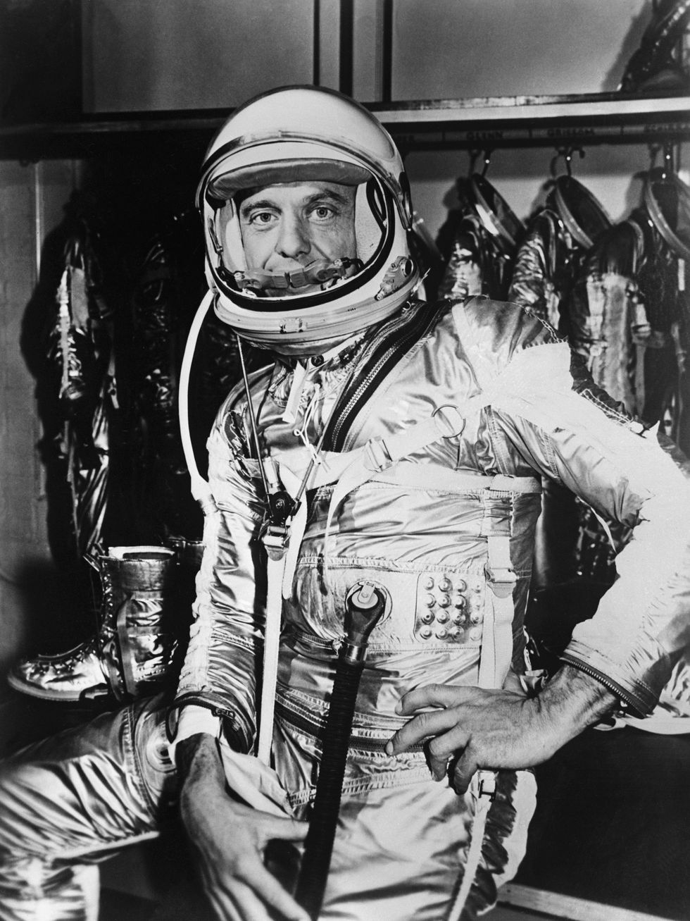 astronaut shepard in space suit