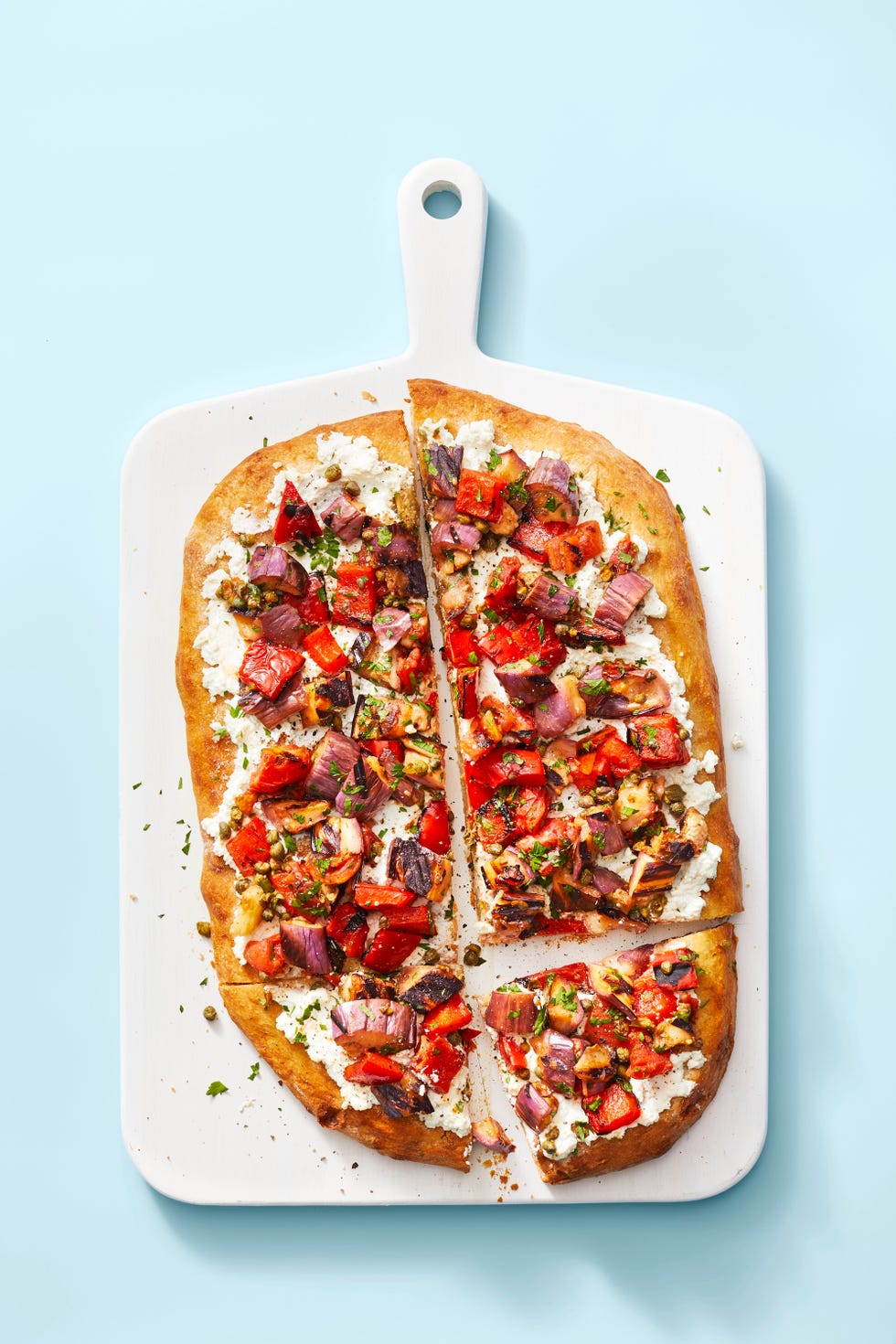 tomato recipes  caponata flatbread